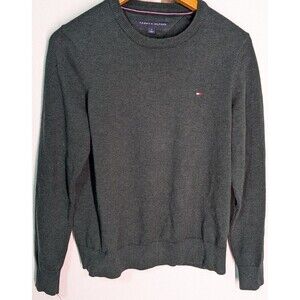 Tommy Hilfiger Cotton Green Pullover Men's Size Medium M (938)